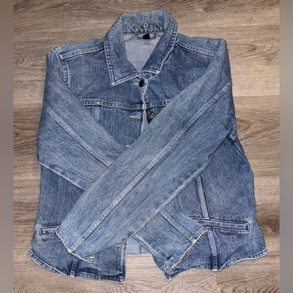 Old School Vintage Blue Denim Jacket - Picture 4 of 6